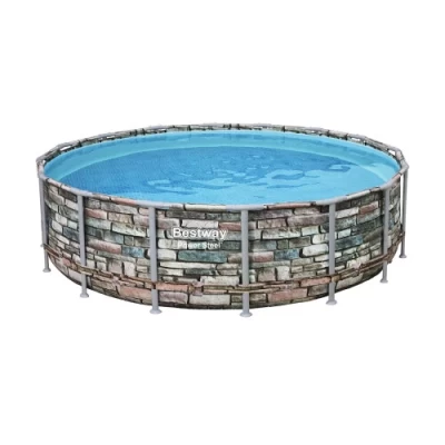 Каркасный круглый бассейн 549 х 132 см с картриджным фильтром Bestway Loft 56886